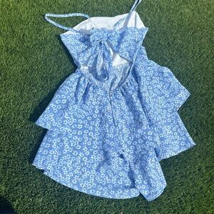 Blue Floral Sundress